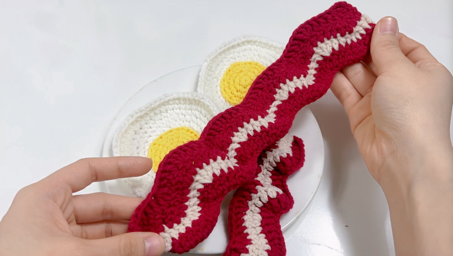 Bacon and Egg Play Food