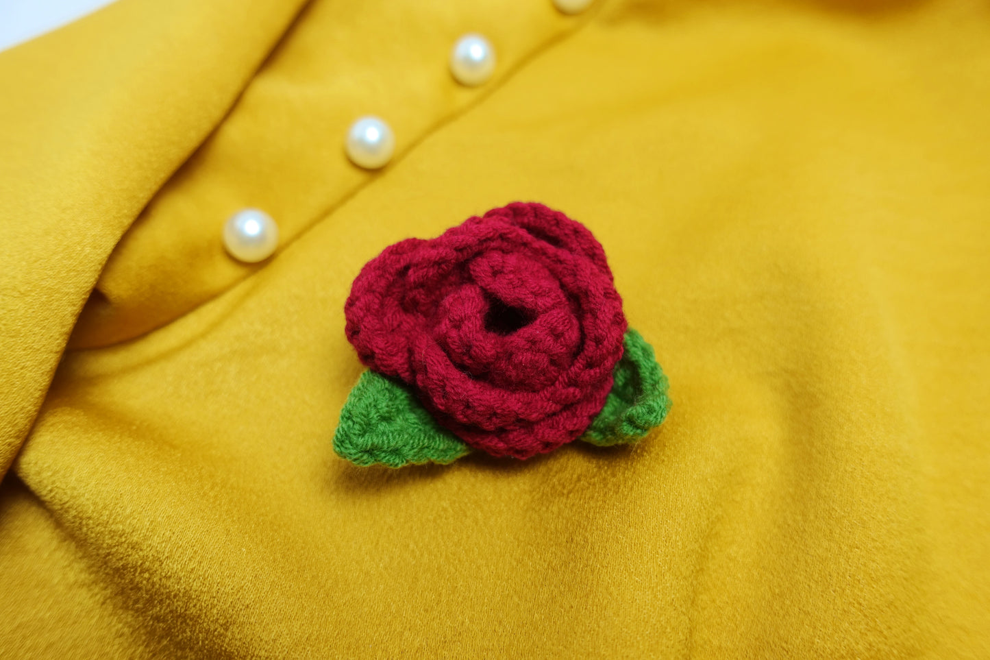 Rose Flower Brooch