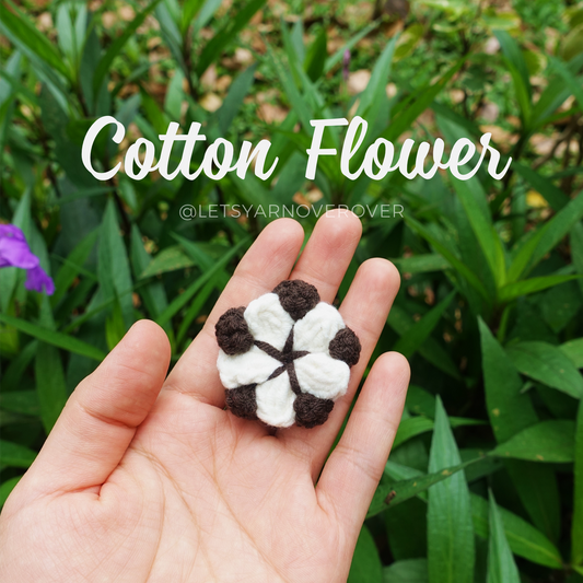 Cotton Flower Brooch