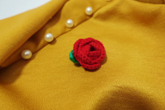 Rose Flower Brooch