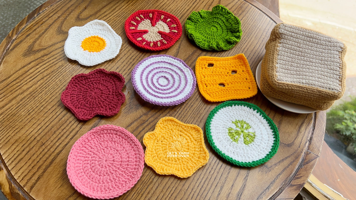 Sandwich Coaster Set