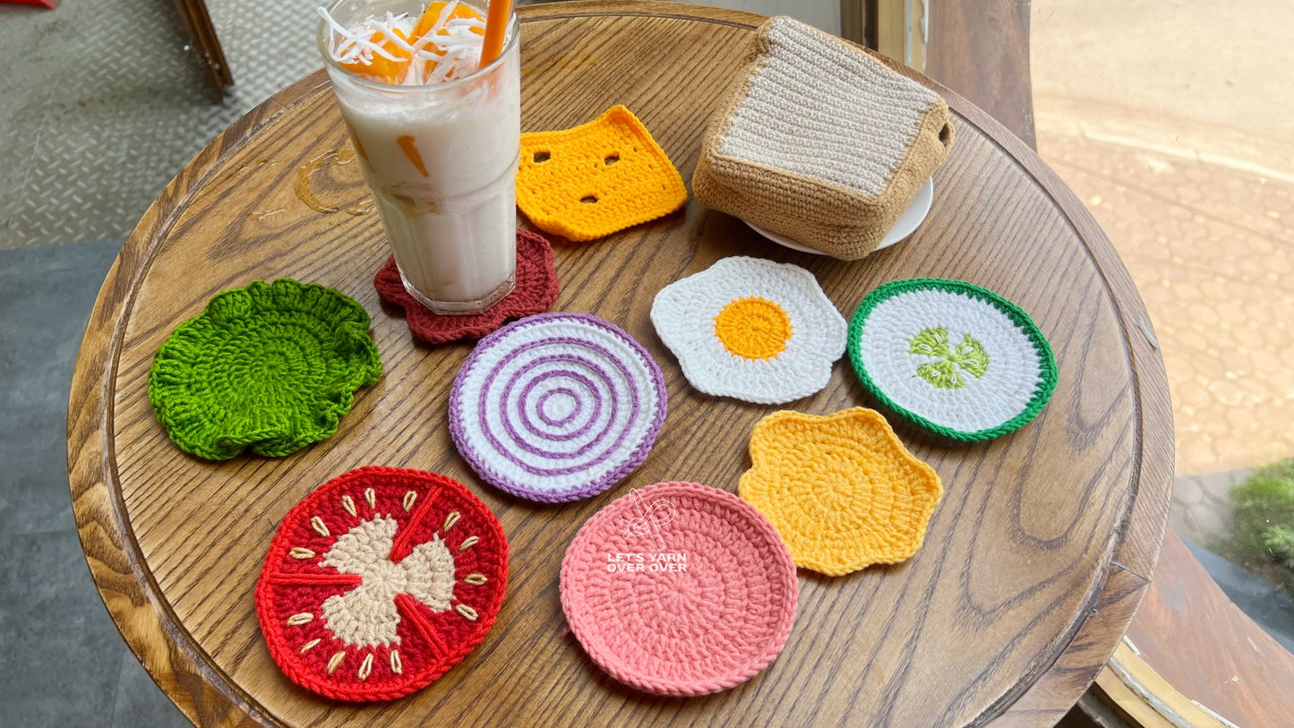 Sandwich Coaster Set